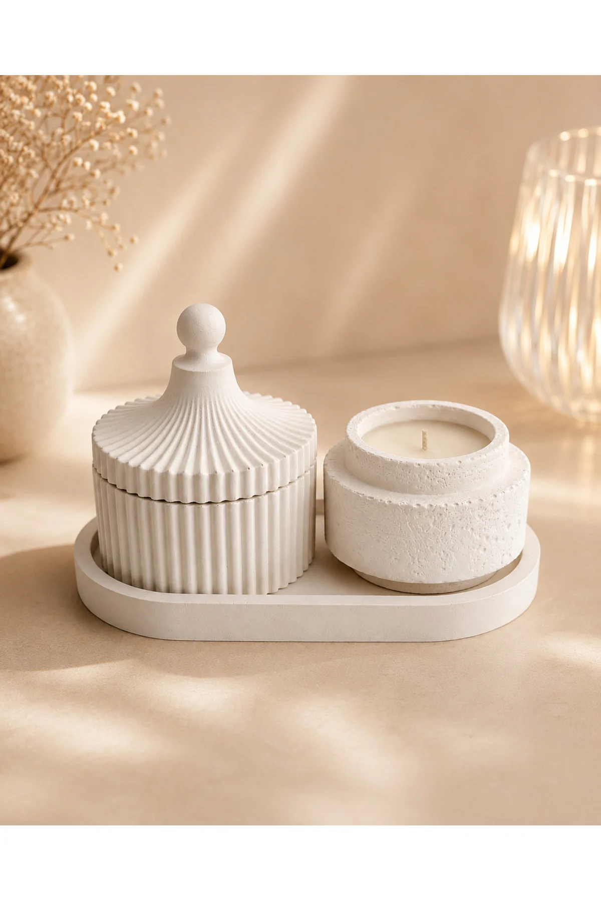 Set decorativ Aura – Liliac & Trandafir — imagine 2