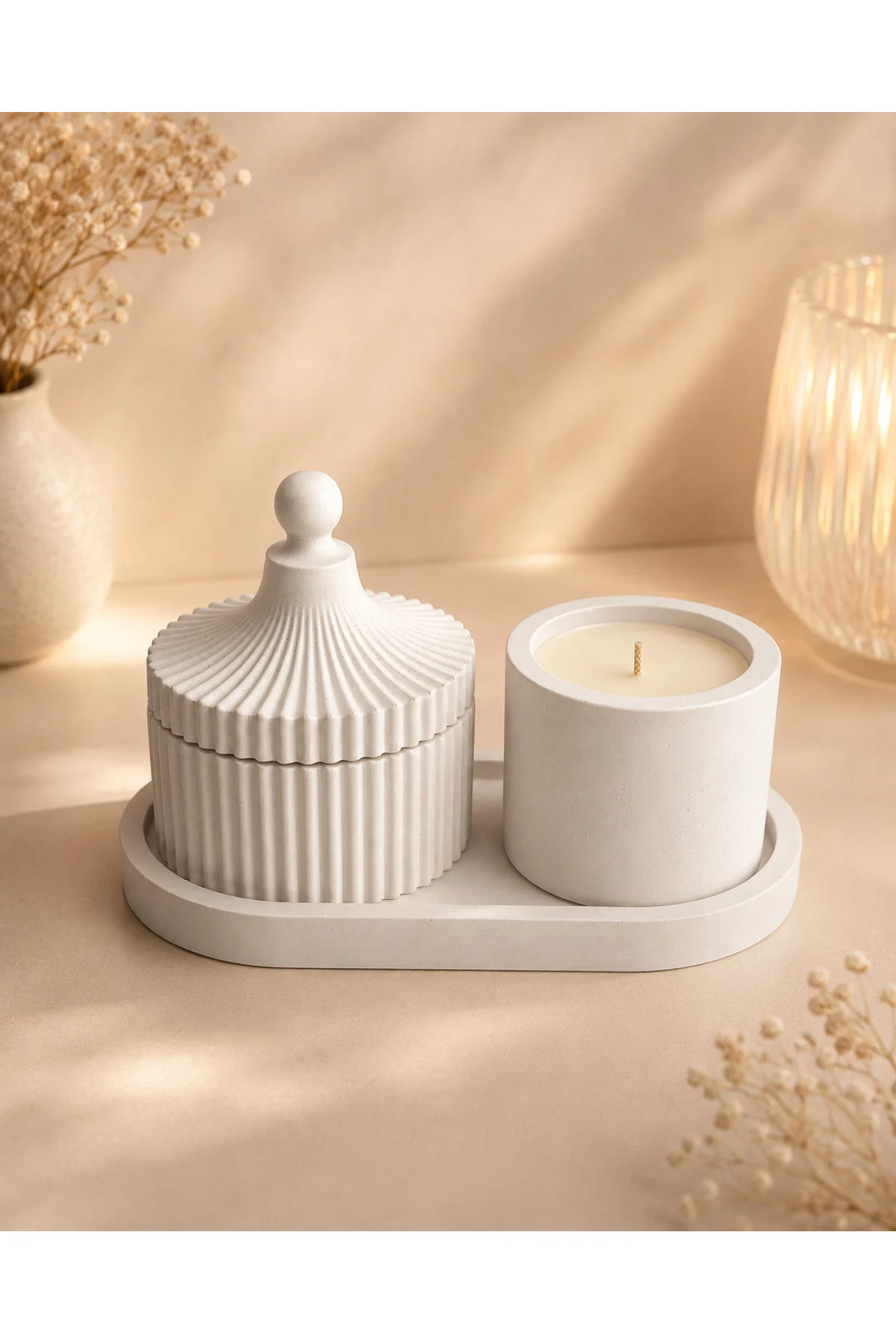 Set decorativ Sena – Portocală Dulce & Mosc Alb — imagine 2