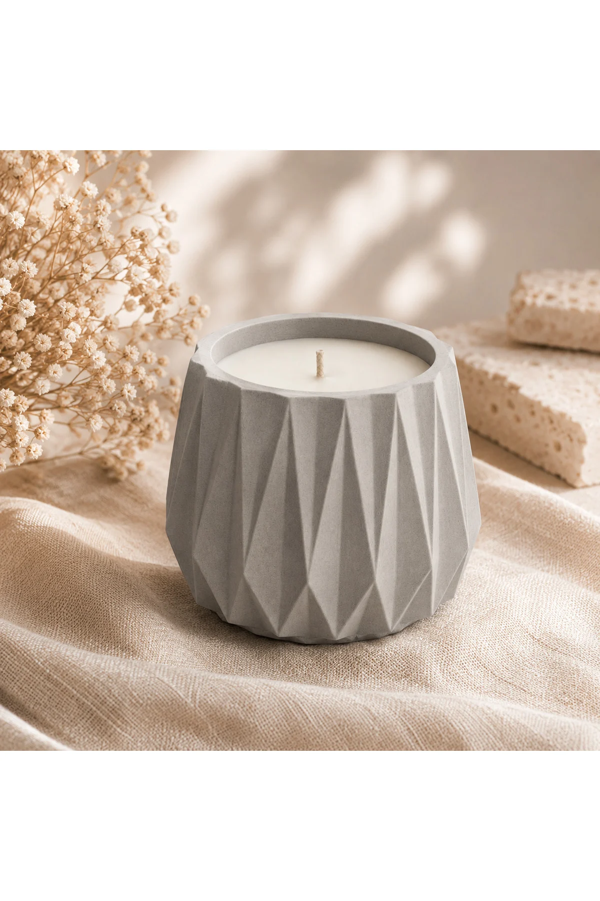 Lumânare parfumată Riva – Liliac & Trandafir, 140 g — imagine 2