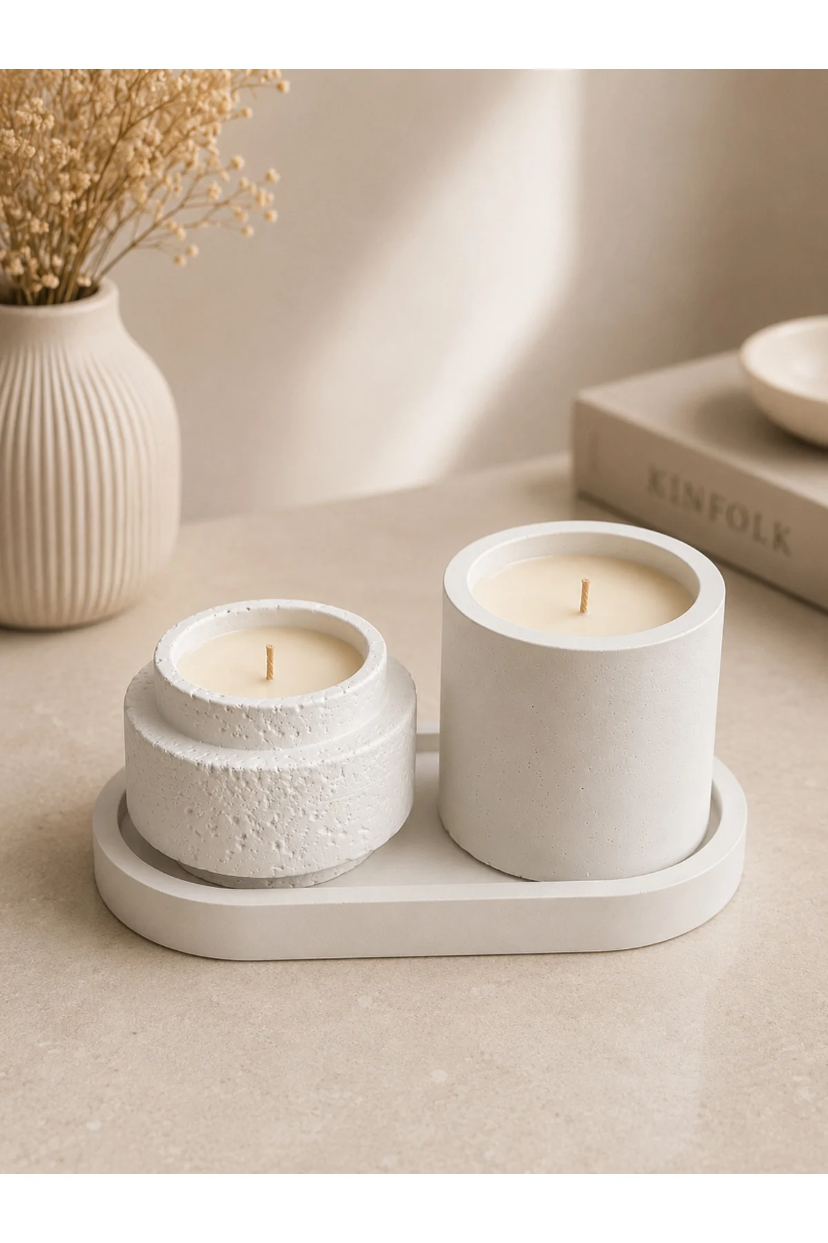 Set decorativ Capri – Neroli & Lemn de Santal + Vanilie & Lemn Dulce — imagine 2
